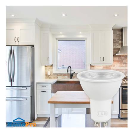 หลอด LED L&E MR16/PAR DIM 220V 7 วัตต์ COOL WHITE GU10_3