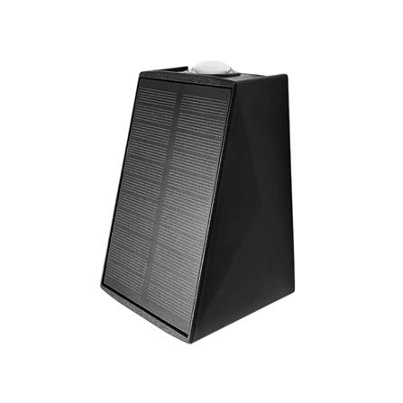 ไฟผนังภายนอก SOLAR LUMAX 74-00067 15 วัตต์ WARM WHITE สีดำ_0