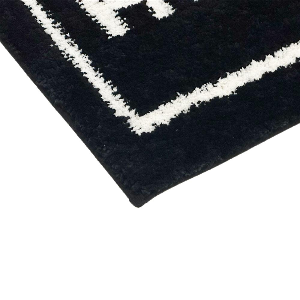 พรม HOME LIVING STYLE HELLO 45X70 ซม. สีดำ