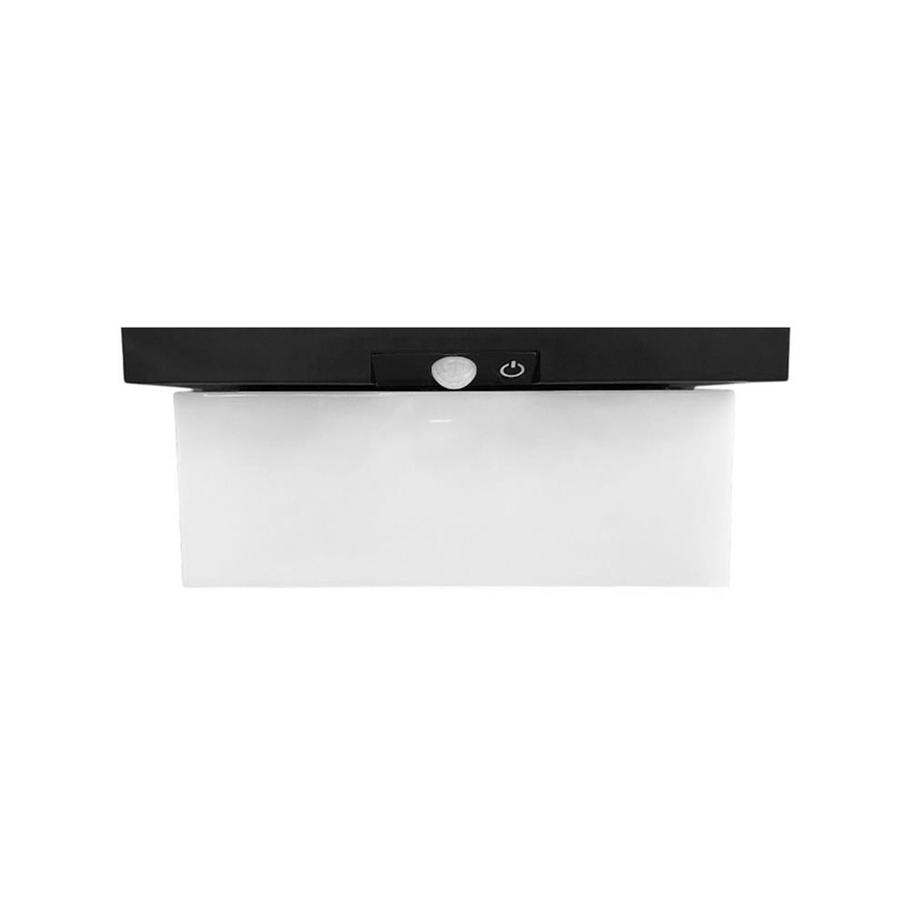 ไฟผนังภายนอก SOLAR LUMAX 74-00065 24 วัตต์ WARM WHITE สีดำ/ขาว