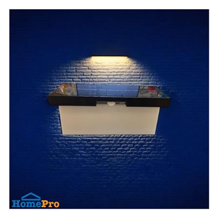 ไฟผนังภายนอก SOLAR LUMAX 74-00065 24 วัตต์ WARM WHITE สีดำ/ขาว_5