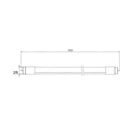 หลอด LED L&E T8 SUPER SAVE SE 16 วัตต์ WARM WHITE G13_3