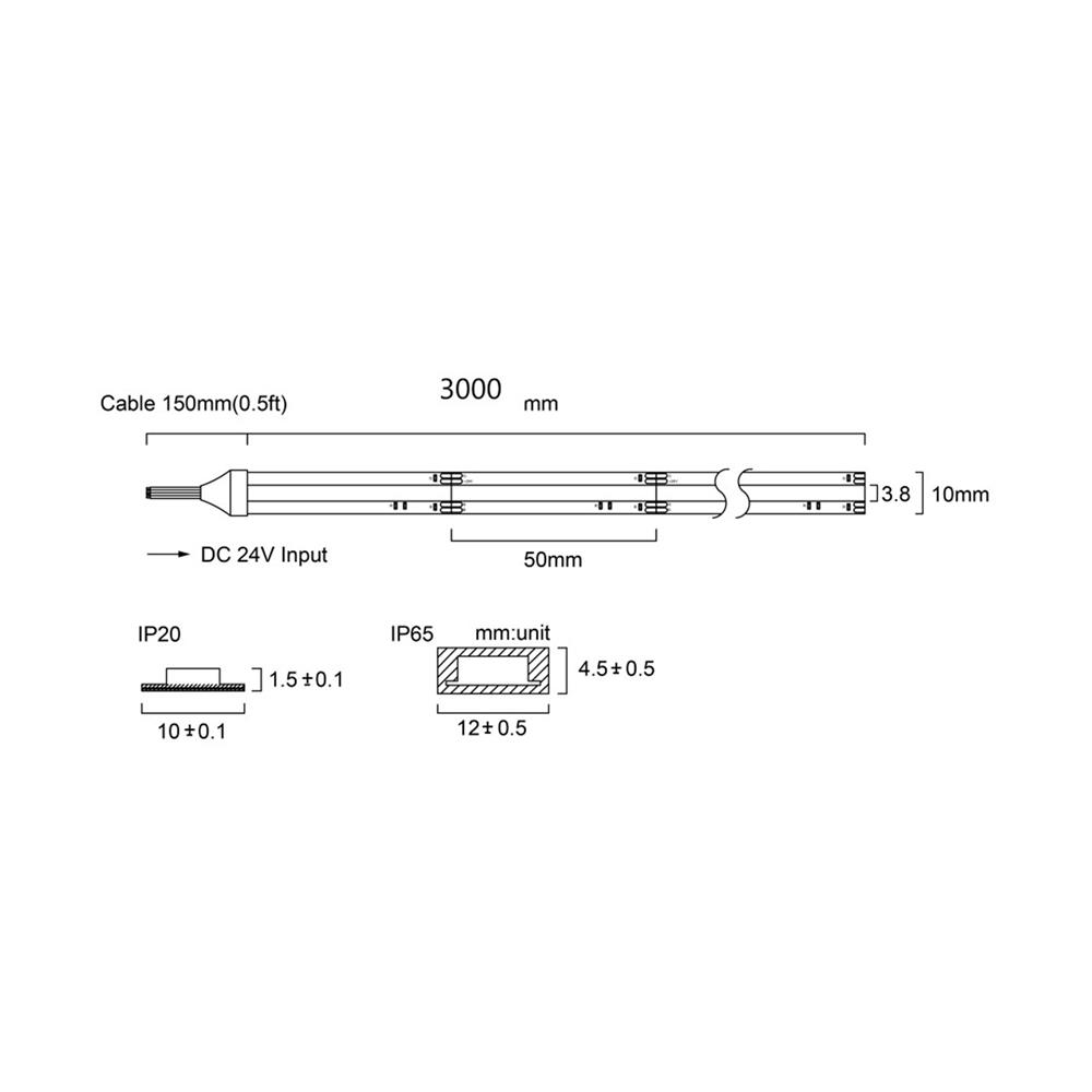 ไฟเส้น LED L&E 16-06620 12 วัตต์ 3 เมตร RGB
