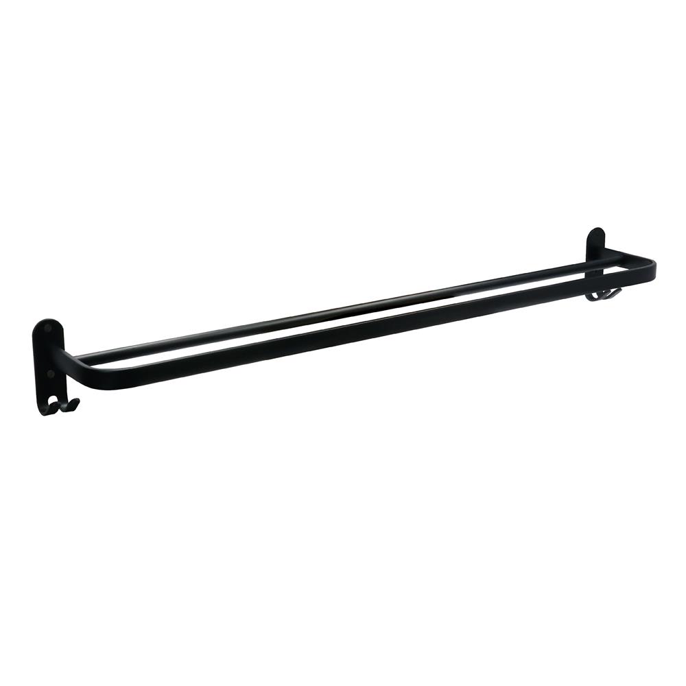 ราวแขวนผ้า HONS H6208 สีดำ