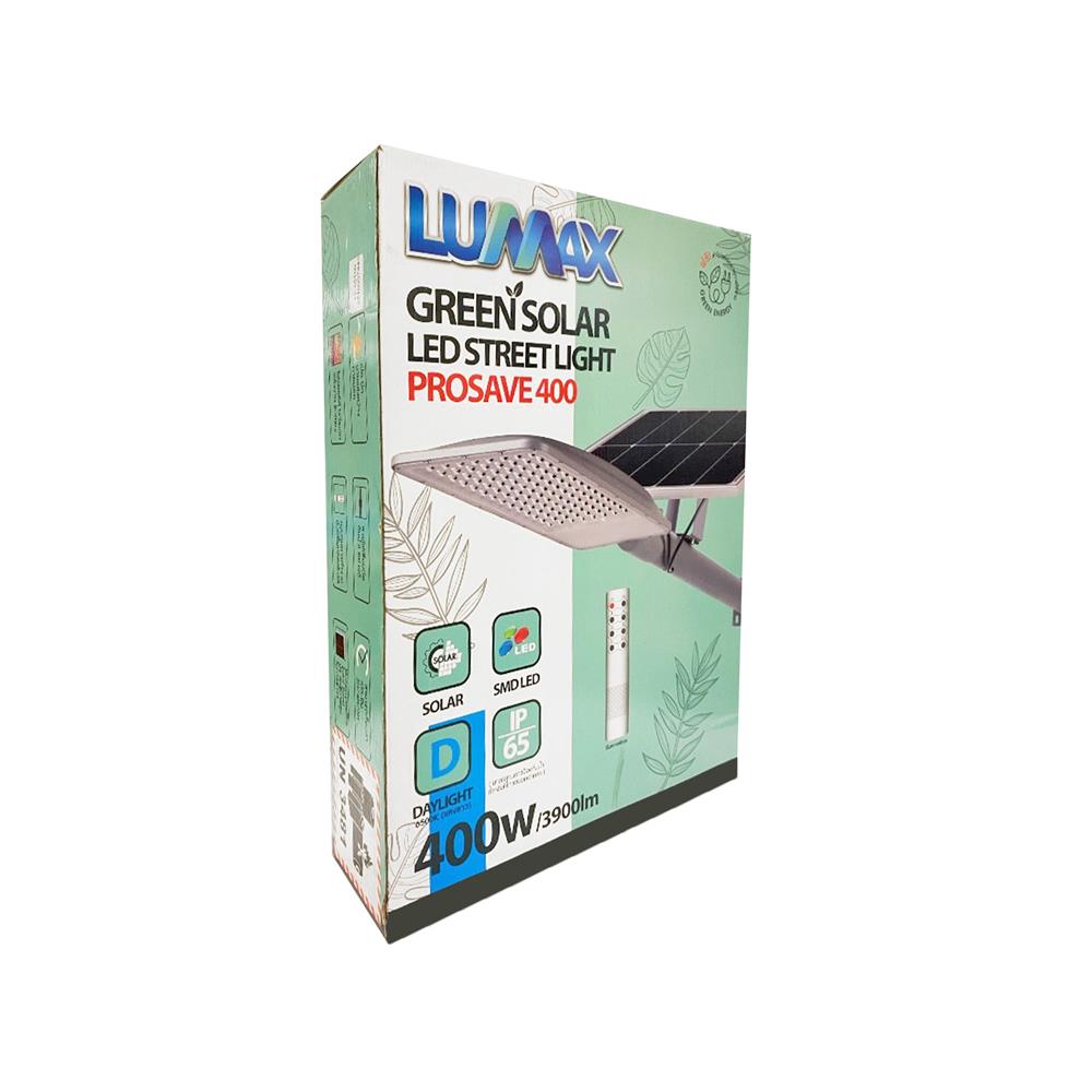 ไฟถนน SOLAR LUMAX 74-00059 400 วัตต์ DAYLIGHT สีเทา