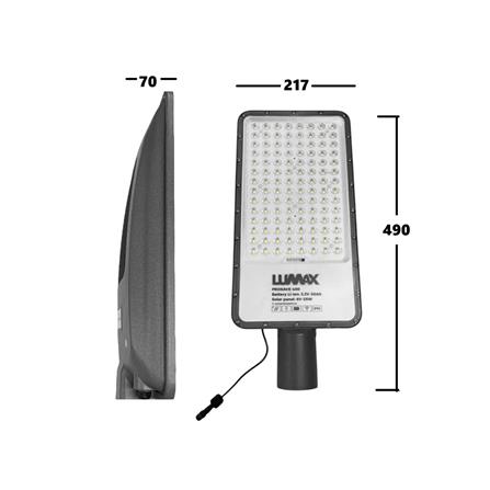 ไฟถนน SOLAR LUMAX 74-00059 400 วัตต์ DAYLIGHT สีเทา_6