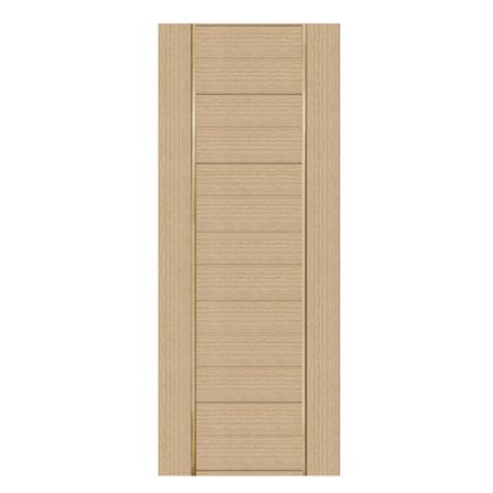 ประตูภายในโพลีสไตรีน ไม่เจาะลูกบิด LINEDEKOR DTD02G 90x200 ซม. สีบีชด้าน