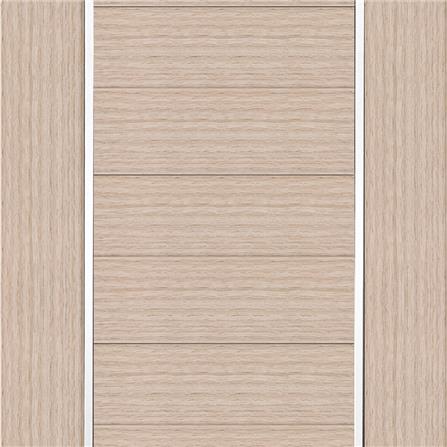 ประตูภายในโพลีสไตรีน ไม่เจาะลูกบิด LINEDEKOR DTD02S 90x200 ซม. สีบีชด้าน_1