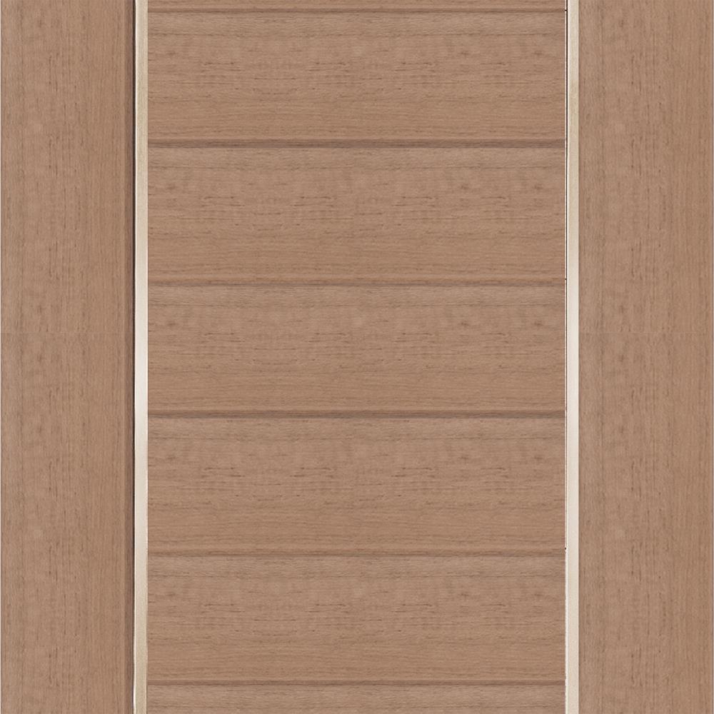 ประตูภายในโพลีสไตรีน ไม่เจาะลูกบิด LINEDEKOR DTD02G 90x200 ซม. สีสักด้าน