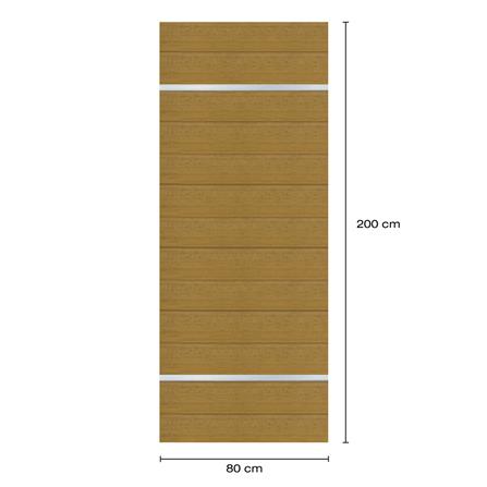 ประตูภายในโพลีสไตรีน ไม่เจาะลูกบิด LINEDEKOR DTD01S 80x200 ซม. สีสักด้าน_4