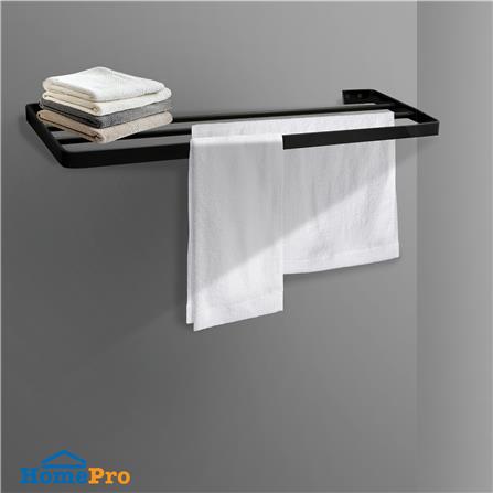 ชั้นวางพร้อมราว HONS H6112 สีดำ_2