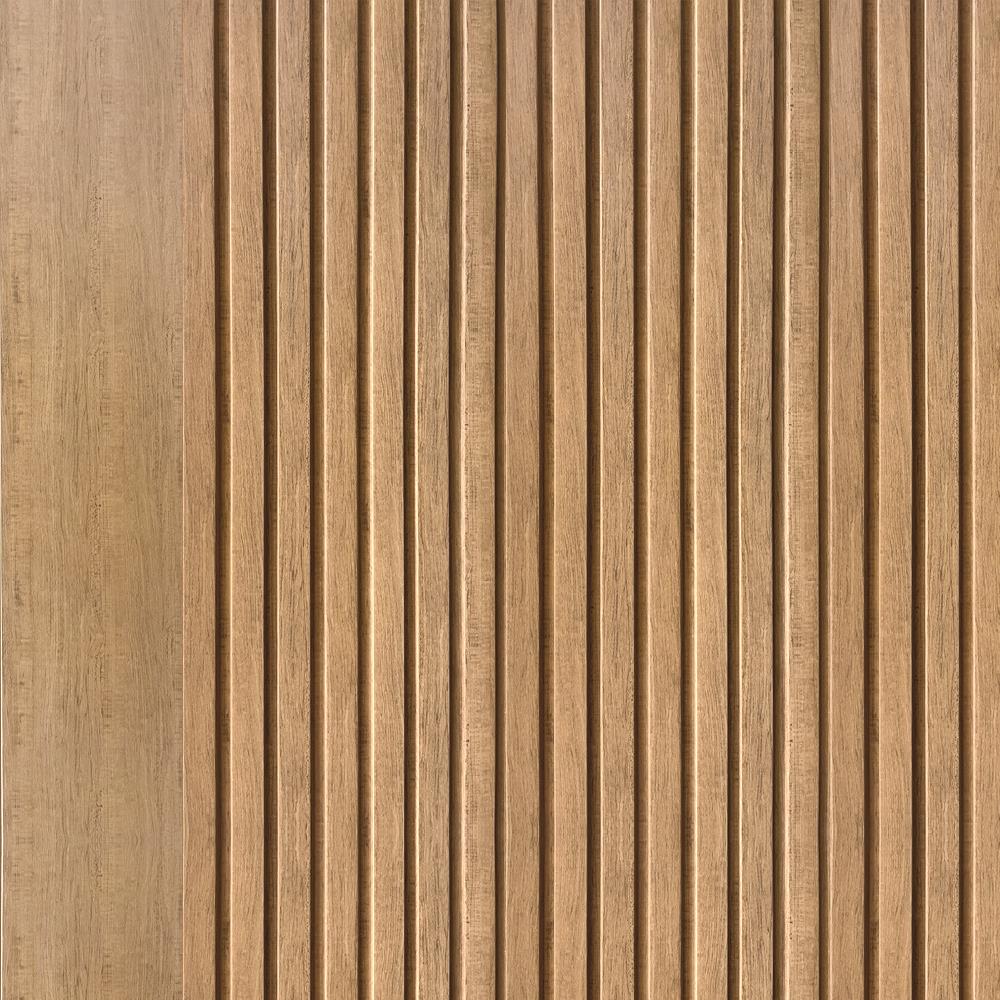 ประตูภายในโพลีสไตรีน ไม่เจาะลูกบิด LINEDEKOR VETICAL 90x200 ซม. สีสักด้าน