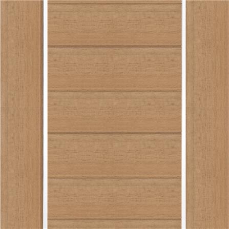 ประตูภายในโพลีสไตรีน ไม่เจาะลูกบิด LINEDEKOR DTD02S 90x200 ซม. สีสักด้าน_1