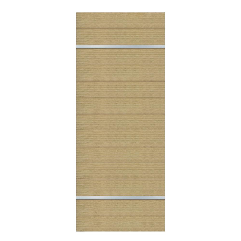 ประตูภายในโพลีสไตรีน ไม่เจาะลูกบิด LINEDEKOR DTD01S 90x200 ซม. สีบีชด้าน