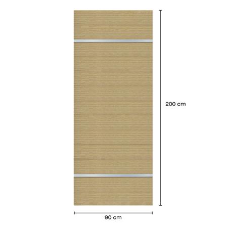 ประตูภายในโพลีสไตรีน ไม่เจาะลูกบิด LINEDEKOR DTD01S 90x200 ซม. สีบีชด้าน_4