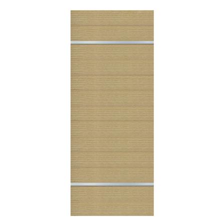 ประตูภายในโพลีสไตรีน ไม่เจาะลูกบิด LINEDEKOR DTD01S 80x200 ซม. สีบีชด้าน