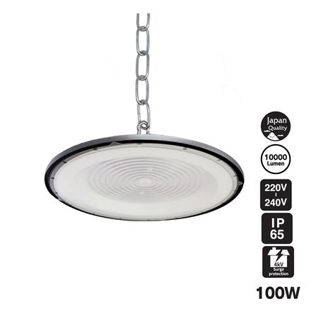 โคมไฮเบย์ LED SHINING NOVA 100 วัตต์ DAYLIGHT สีดำ_0