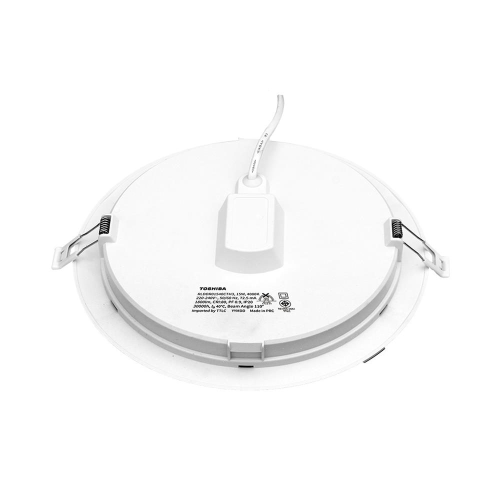 ดาวน์ไลท์ LED TOSHIBA HIGH WATT 5.52 นิ้ว 15 วัตต์ COOL WHITE สีขาว