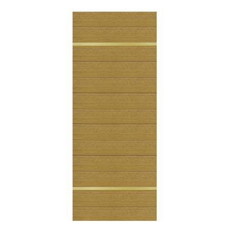 ประตูภายในโพลีสไตรีน ไม่เจาะลูกบิด LINEDEKOR DTD01G 80x200 ซม. สีสักด้าน