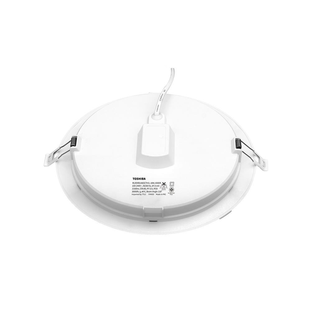 ดาวน์ไลท์ LED TOSHIBA HIGH WATT 7.48 นิ้ว 18 วัตต์ DAYLIGHT สีขาว