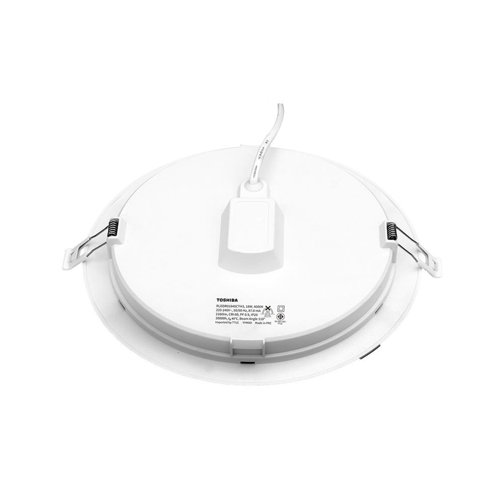 ดาวน์ไลท์ LED TOSHIBA HIGH WATT 7.48 นิ้ว 18 วัตต์ COOL WHITE สีขาว