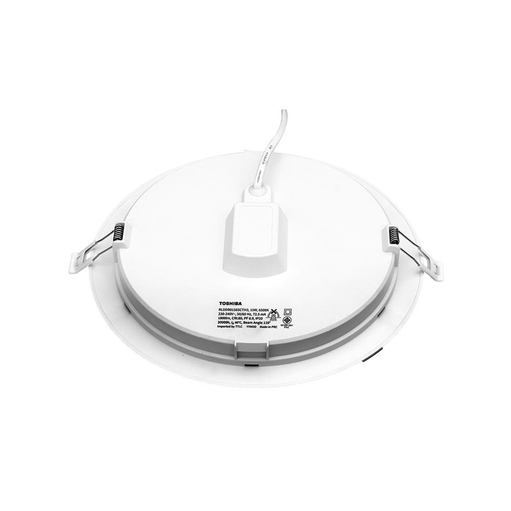 ดาวน์ไลท์ LED TOSHIBA HIGH WATT 5.52 นิ้ว 15 วัตต์ DAYLIGHT สีขาว