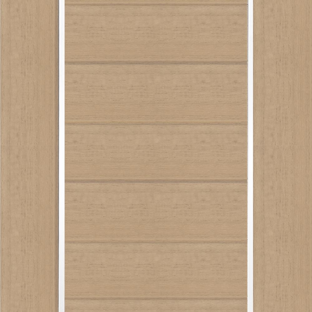 ประตูภายในโพลีสไตรีน ไม่เจาะลูกบิด LINEDEKOR DTD02S 80x200 ซม. สีสักด้าน