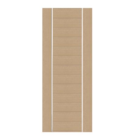 ประตูภายในโพลีสไตรีน ไม่เจาะลูกบิด LINEDEKOR DTD02S 80x200 ซม. สีสักด้าน