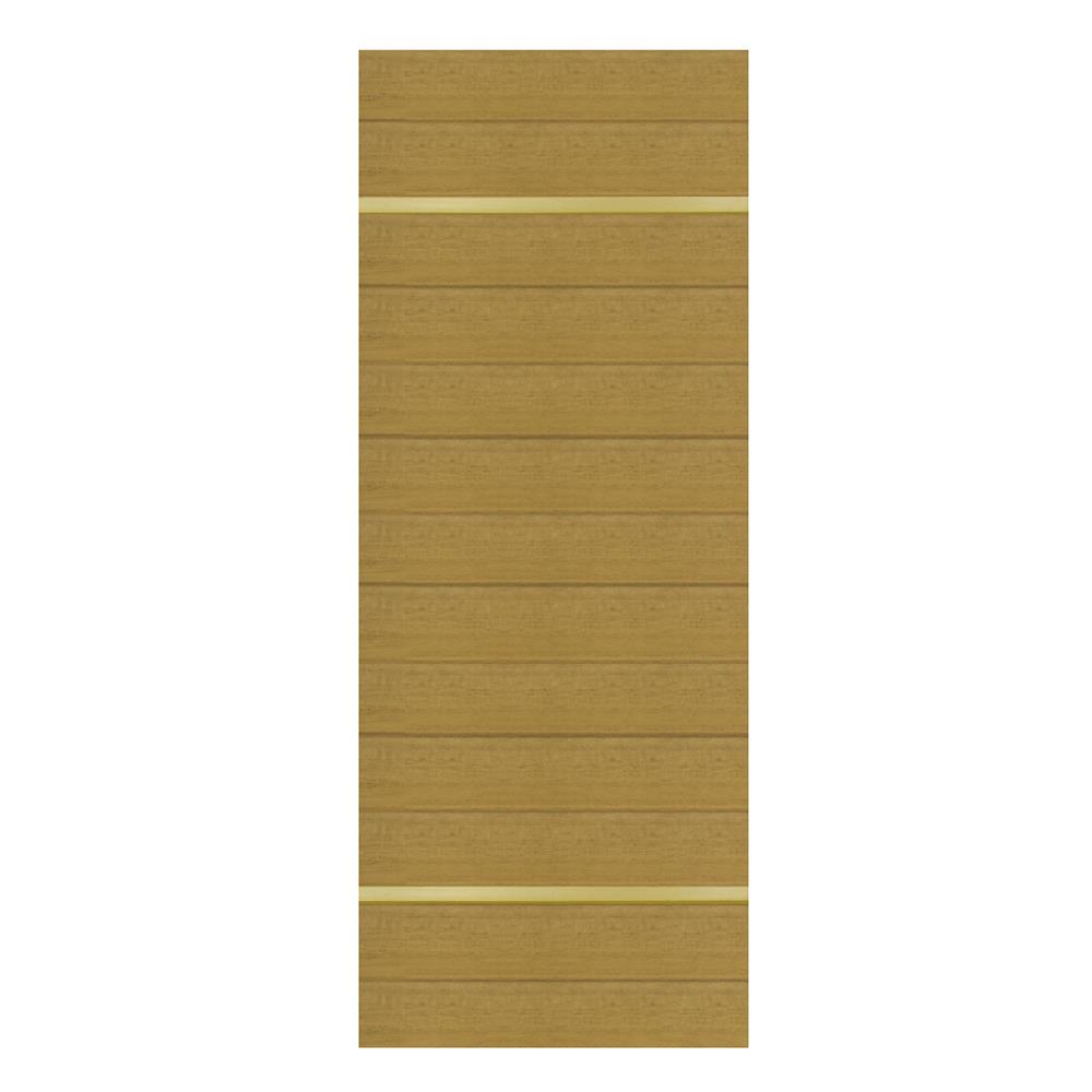 ประตูภายในโพลีสไตรีน ไม่เจาะลูกบิด LINEDEKOR DTD01G 70x200 ซม. สีสักด้าน