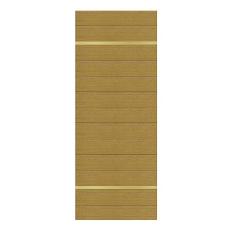 ประตูภายในโพลีสไตรีน ไม่เจาะลูกบิด LINEDEKOR DTD01G 70x200 ซม. สีสักด้าน