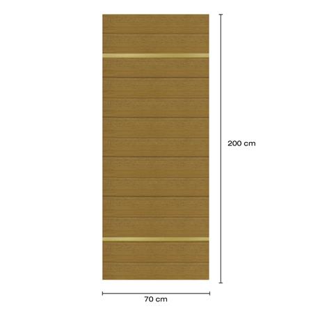 ประตูภายในโพลีสไตรีน ไม่เจาะลูกบิด LINEDEKOR DTD01G 70x200 ซม. สีสักด้าน_4