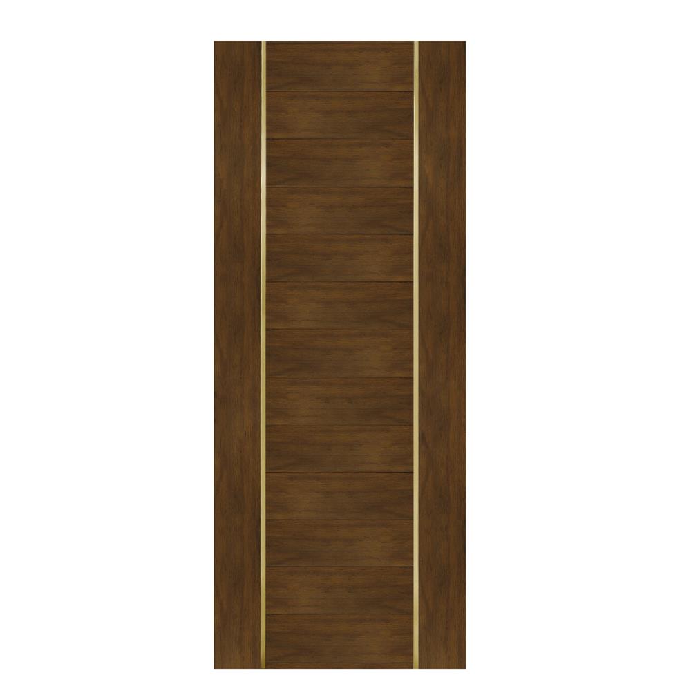 ประตูภายในโพลีสไตรีน ไม่เจาะลูกบิด LINEDEKOR DTD02G 80x200 ซม. สีโอ๊คด้าน