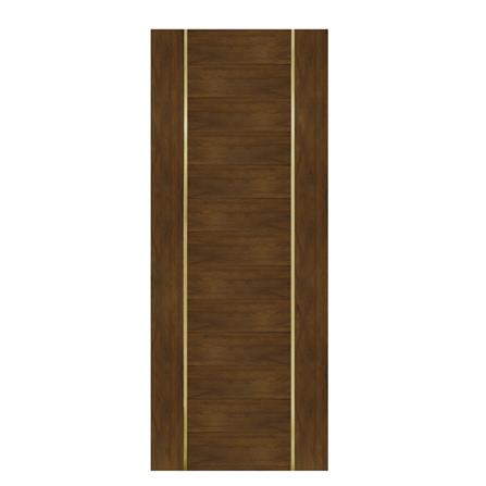 ประตูภายในโพลีสไตรีน ไม่เจาะลูกบิด LINEDEKOR DTD02G 80x200 ซม. สีโอ๊คด้าน_0