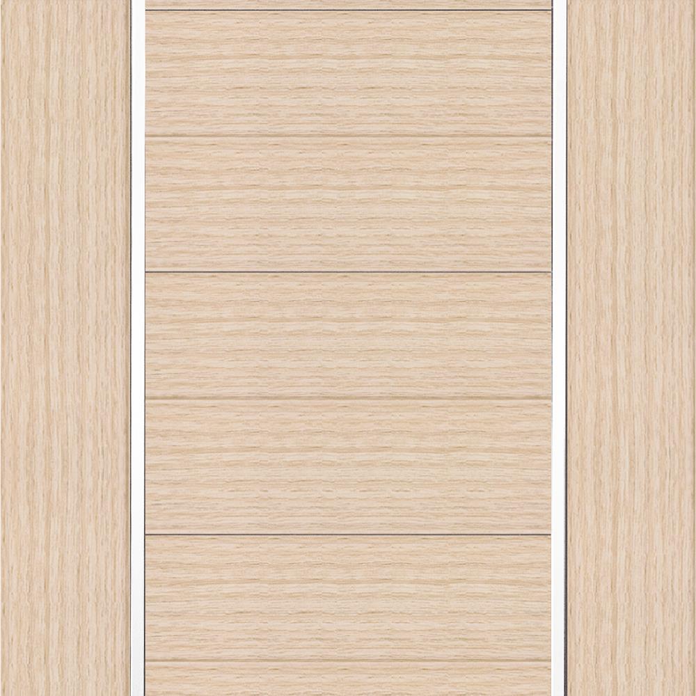 ประตูภายในโพลีสไตรีน ไม่เจาะลูกบิด LINEDEKOR DTD02S 80x200 ซม. สีบีชด้าน