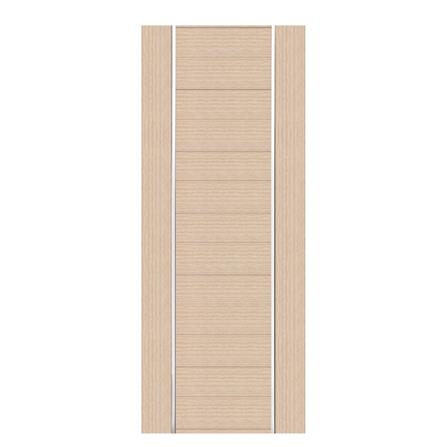 ประตูภายในโพลีสไตรีน ไม่เจาะลูกบิด LINEDEKOR DTD02S 80x200 ซม. สีบีชด้าน
