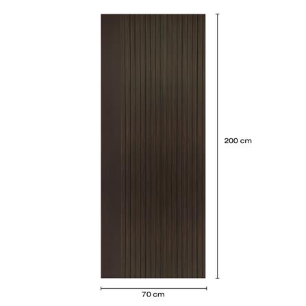 ประตูภายในโพลีสไตรีน ไม่เจาะลูกบิด LINEDEKOR VETICAL 70x200 ซม. สีโอ๊ค_4