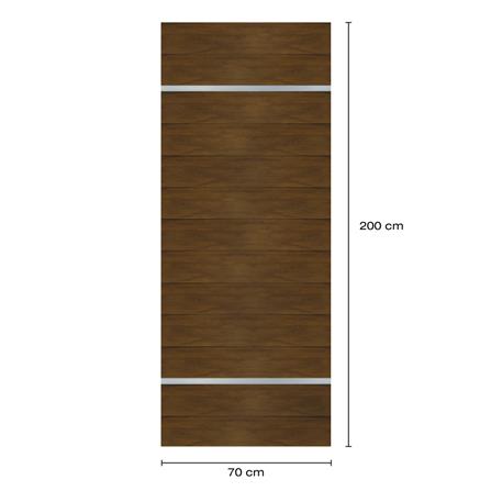 ประตูภายในโพลีสไตรีน ไม่เจาะลูกบิด LINEDEKOR DTD01S 70x200 ซม. สีโอ๊คด้าน_4