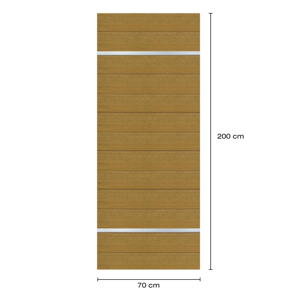 ประตูภายในโพลีสไตรีน ไม่เจาะลูกบิด LINEDEKOR DTD01S 70x200 ซม. สีสักด้าน