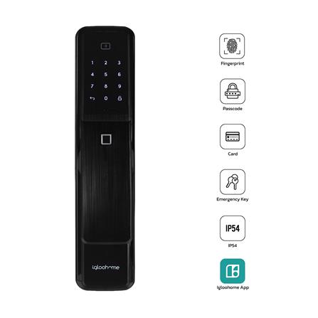 กลอนดิจิตอล KUDOS F8000159 สีดำ_4