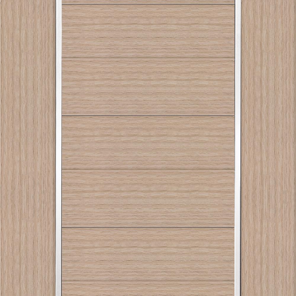 ประตูภายในโพลีสไตรีน ไม่เจาะลูกบิด LINEDEKOR DTD02S 70x200 ซม. สีบีชด้าน