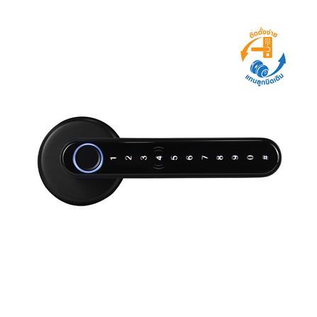 กลอนดิจิตอล KUDOS F8069048 สีดำ_0