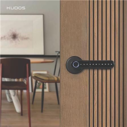 กลอนดิจิตอล KUDOS F8069048 สีดำ_4