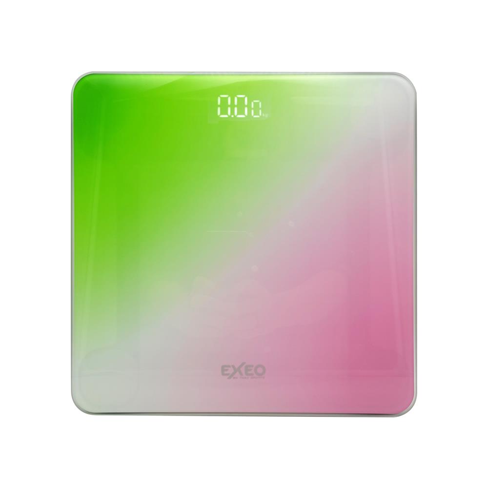 เครื่องชั่งน้ำหนักดิจิทัล&nbsp;EXEO EB3429 สีชมพู/เขียว