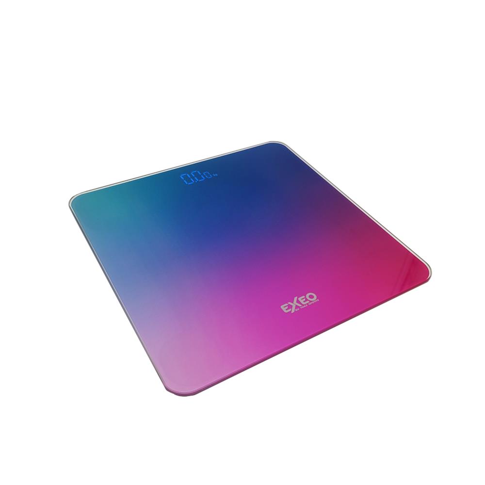 เครื่องชั่งน้ำหนักดิจิทัล EXEO EB3429 สีม่วง/น้ำเงิน