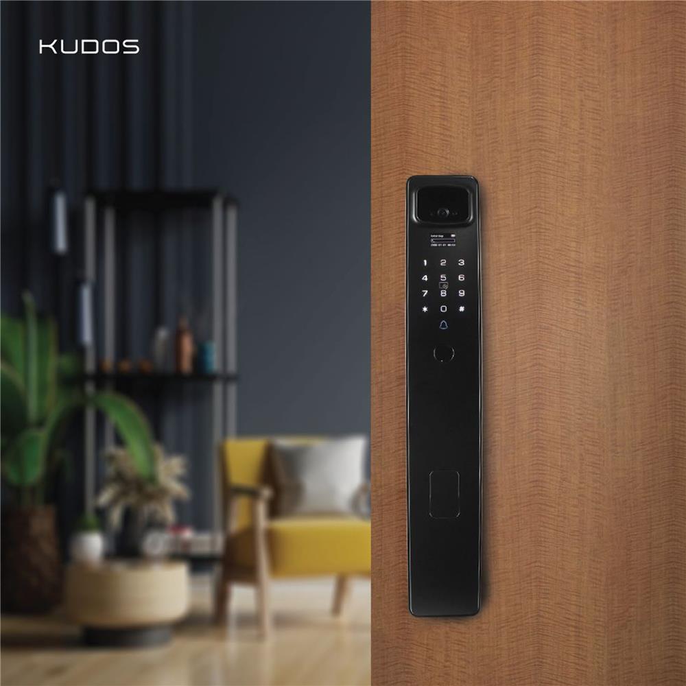 กลอนดิจิตอล KUDOS F8800039 สีดำ