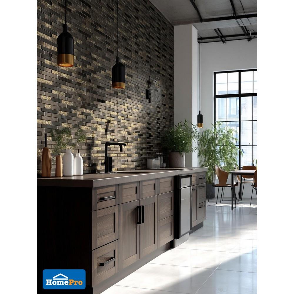 โมเสคแก้ว 30x30 ซม. GLASCERA บราวน์ ฮาร์ท