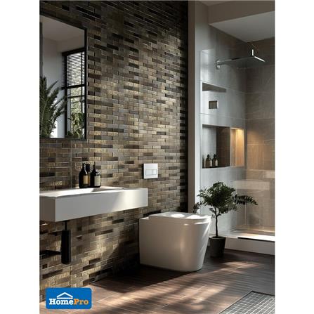 โมเสคแก้ว 30x30 ซม. GLASCERA บราวน์ ฮาร์ท_3