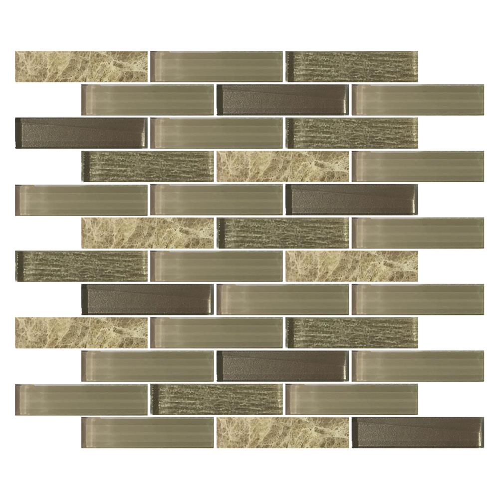 โมเสคแก้ว 30x30 ซม. GLASCERA ครีม ฮาร์ท