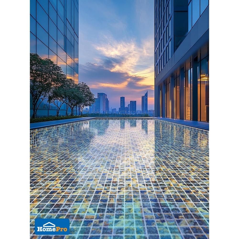 โมเสคแก้ว 30x30 ซม. GLASCERA เพนตา ปริ๊นท์