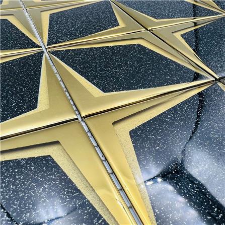 โมเสคแก้ว 30x30 ซม. GLASCERA คอสมอส โกลด์_1